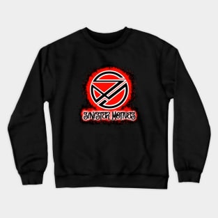 Sinister Motives logo red Crewneck Sweatshirt